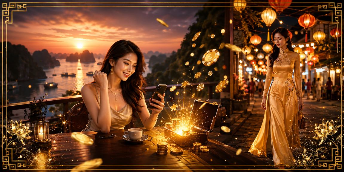 Người chơi tại Hạ Long vừa uống cà phê vừa xem kèo casino